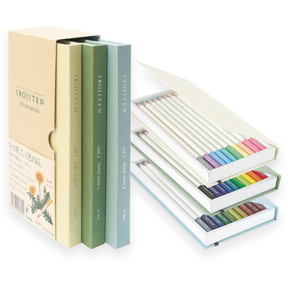 Kit de 30 crayons de couleur Irojiten